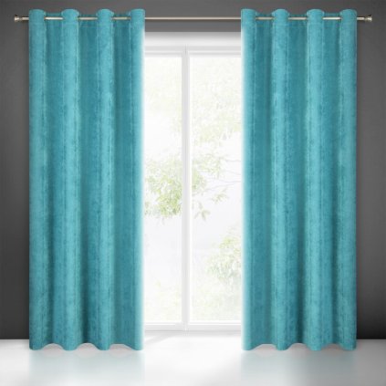Függöny JULIE K | türkiz 140 x 250 cm 0