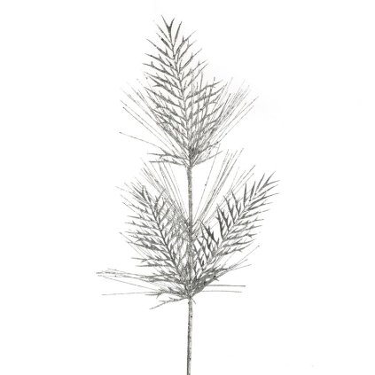 karácsonyi gally 72 | ezüst 55 x 20 cm 0