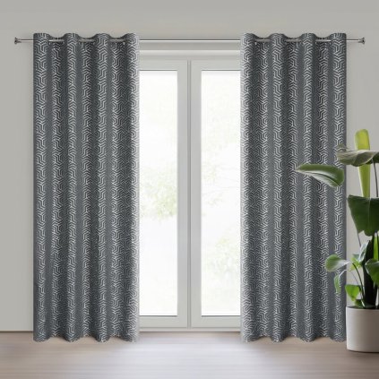 Zsanér SEMI K | szürke/ezüst 140 x 250 cm 0