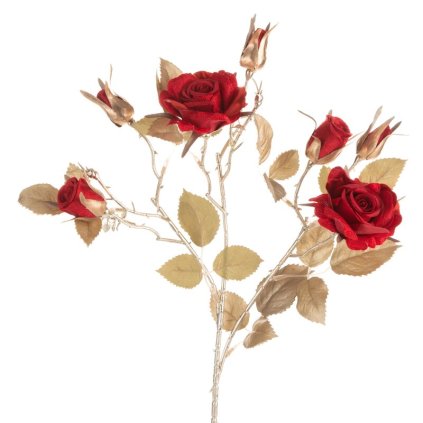 karácsonyi gally 227 | arany/piros 20 x 64 cm 0