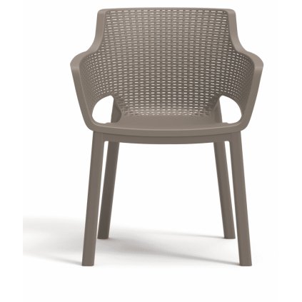 műanyag szék EVELINA cappuccino