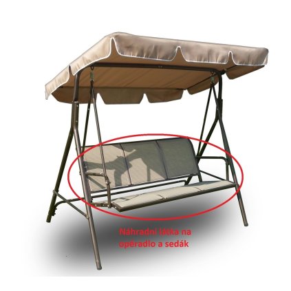 A CONFORT hinta ülésének praktikus csereszövete 6 darab háttámlát és ülőrészt tartalmaz 42 cm szélességben és 39 cm mélységben.
