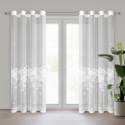 Függöny ALEXIA | fehér 140 x 250 cm 0