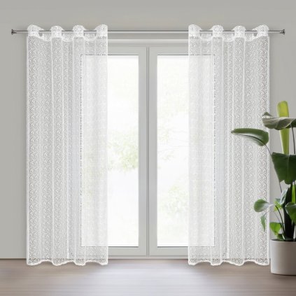 Függöny ELLISSA K | fehér 140 x 250 cm 0