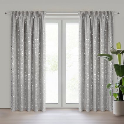 Függöny INES P | ezüst 140 x 270 cm 0