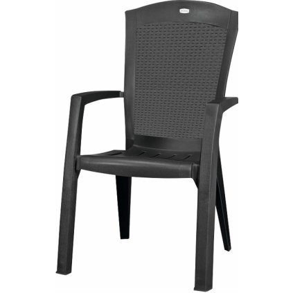 METASSA kerti szék grafit tömör