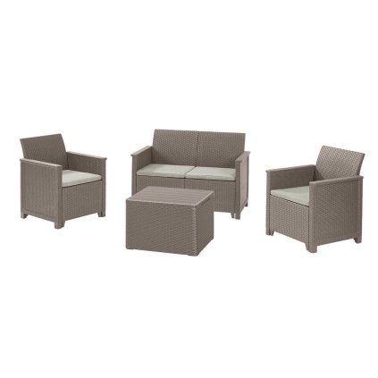 modern rattan készlet ALODIA BOX 2 cappuccino