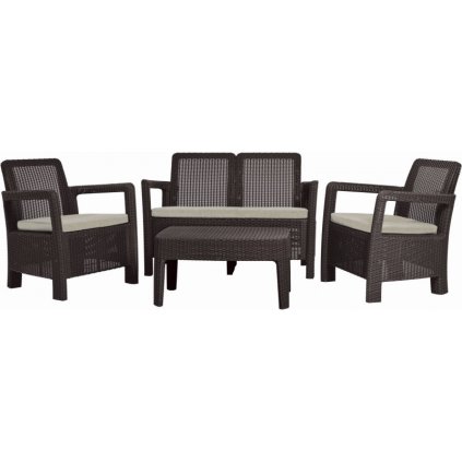 modern-barna-kert-beállított-adó-tökéletes-design