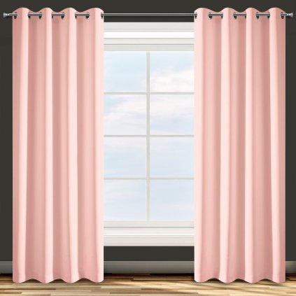 Függöny ADORE K | földes rózsaszín 140 x 250 cm 0