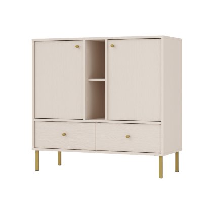 vonzó-fiókos-yeddo-2F2S-modern-bézs kinézetben