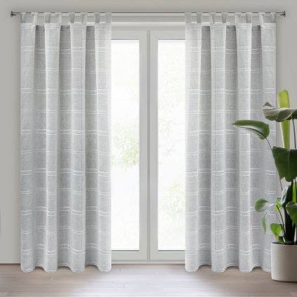 Függöny ARCADIA PU | ezüst 140 x 250 cm 0