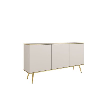 Bijou komód k160 bézs arany lábak modern