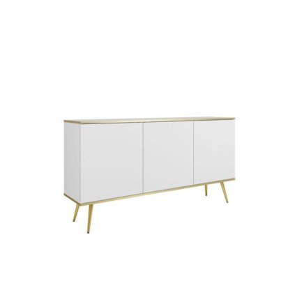 Bijou komód k160 fehérarany lábak modern