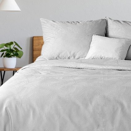 Dupla ágynemű DAMASK 01 | fehér 160 x 200 cm 0