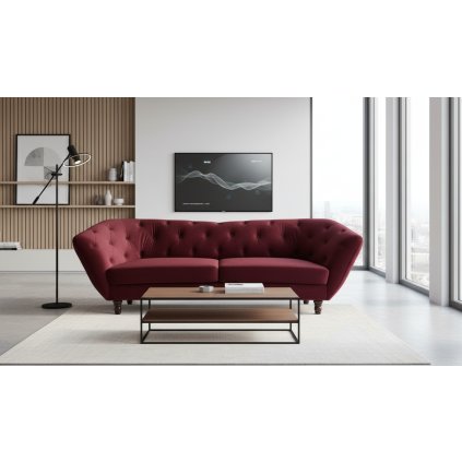 bordó kanapé-venecja