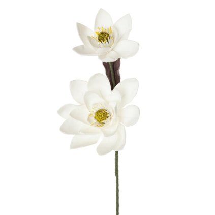 Művirág FLORE 714 | fehér 20 x 84 cm 0
