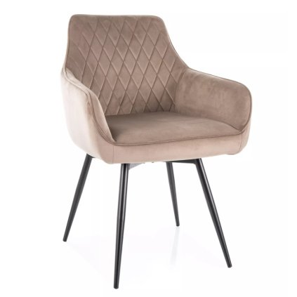 étkezőszék marlo bársony bézs