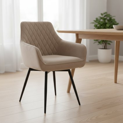 gyönyörű-étkezőszék-marlo-bársony-bézs