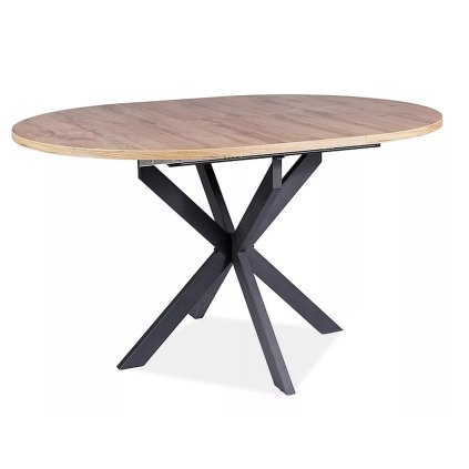 tetszetős étkezőasztal GASTON, kézműves tölgyfa kivitelben