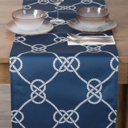 Kerti futófelület GARDEN 15B | sötétkék/fehér 40 x 140 cm 0