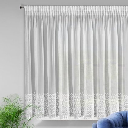Függöny AMY P | fehér 300 x 150 cm 0