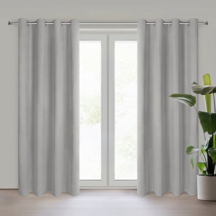 Sötétítő függöny NITA K | szürke 140 x 250 cm 0