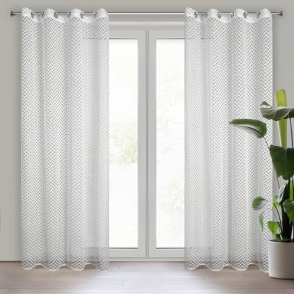 Függöny LILY K | fehér 140 x 250 cm 0