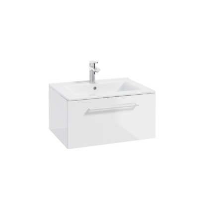 FERATA fürdőszobaszekrény D60 45 1S fehér fehér