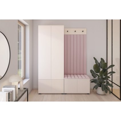 KREO előszobai alacsony lábak trinity19 modern tükör nélkül