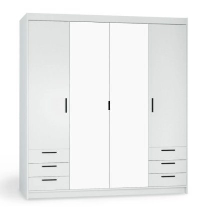 széles-satnikova-gardrób-ellen-4D6S-fehér-tükrös-gardrób