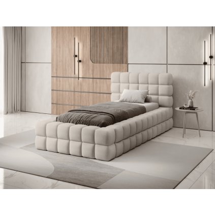 Kárpitozott dizájner ágyrács 90x200 touch18 összecsukható ágyráccsal