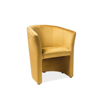 kényelmes tm1 bársony wenge curry fotel