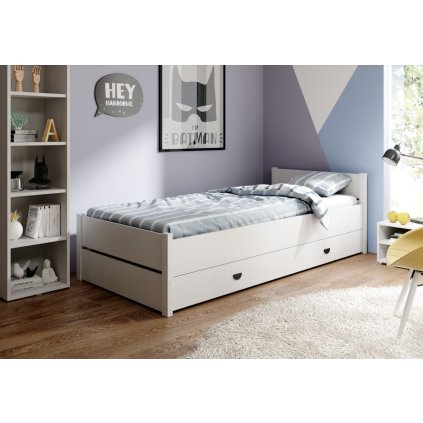 praktikus egyszemélyes ágy Marcello 90x200cm fiókkal