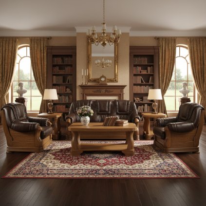 Bőr kanapé szett ANETA II