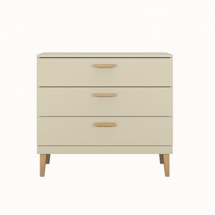 praktikus fiókos komód Kubi Kasmir fa lábakkal