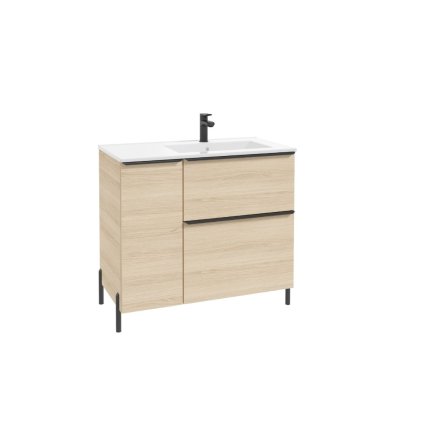 NINO tölgyfa Vicenza szekrény átm. 90 jobb