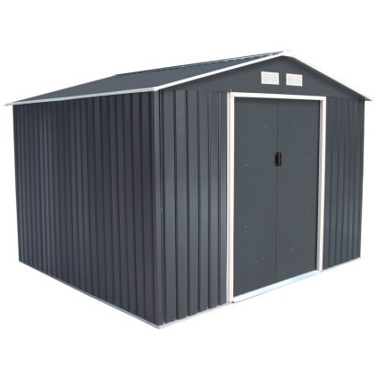 ARCHER D lemezből készült kerti ház szürke színben