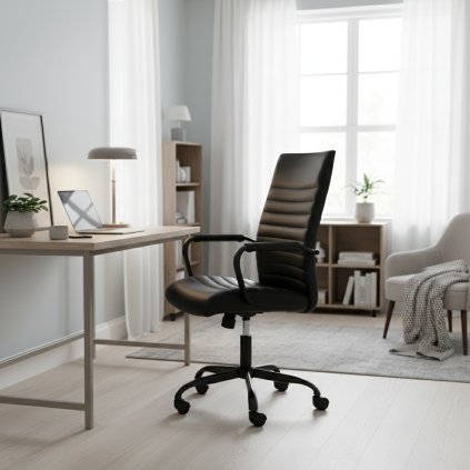 modern irodai szék-q-306-fekete