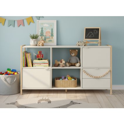 Regal Versa alacsony bézs kombináció a gyerekszobában