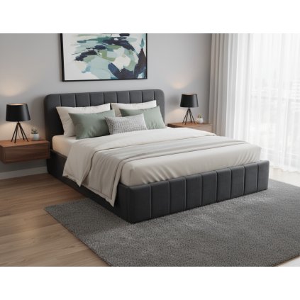 Avena szürke franciaágy