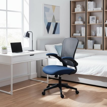 kék-irodaszék-q333