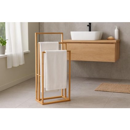 BAMBUSZ törölközőtartó