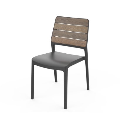 DEPORTO szék walmut grafit kényelmes