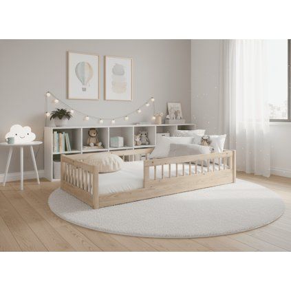 tábla ágy dores fenyő montessori