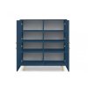 komód Siena 4D sötétkék nyitott