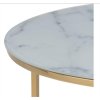 Érdekes dohányzóasztal MELLISA 2 | fehér márvány részlet
