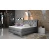 stílusos franciaágy boxspring adel ad04 szürke préselt egész