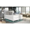 boxspring ágy amadeo bao09 fehér LED világítással