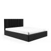 modern kárpitozott ágy lucy 07 trinity16 fekete