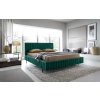 Franciaágy PLISSA | 160 x 200 cm Nube 35 Smaragdzöld